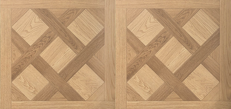 Square tile flooring
