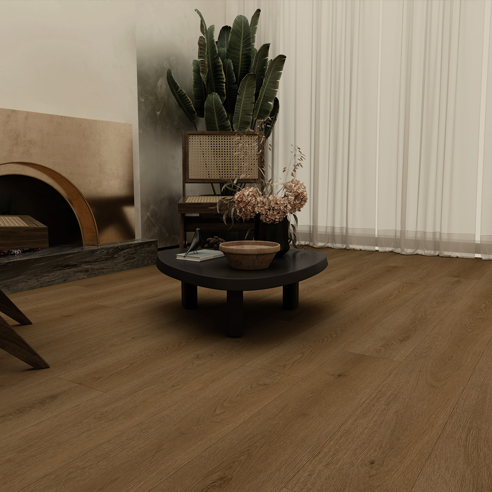 PF6005 grey Oak waterproof laminate wood flooring