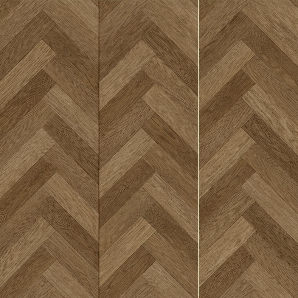 PJ7007 low cost warm oak fishbone laminate flooring