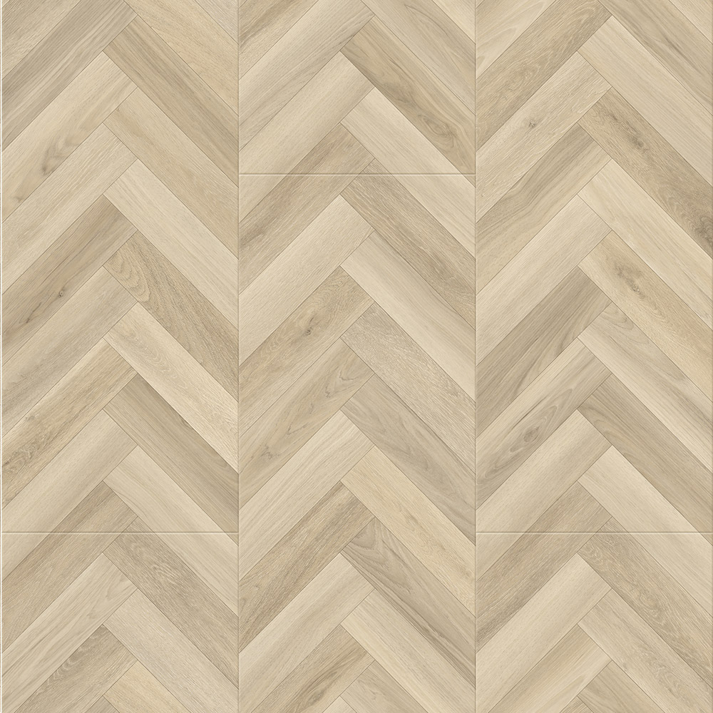 PJ7006 best budget Oak chevron pattern laminate flooring