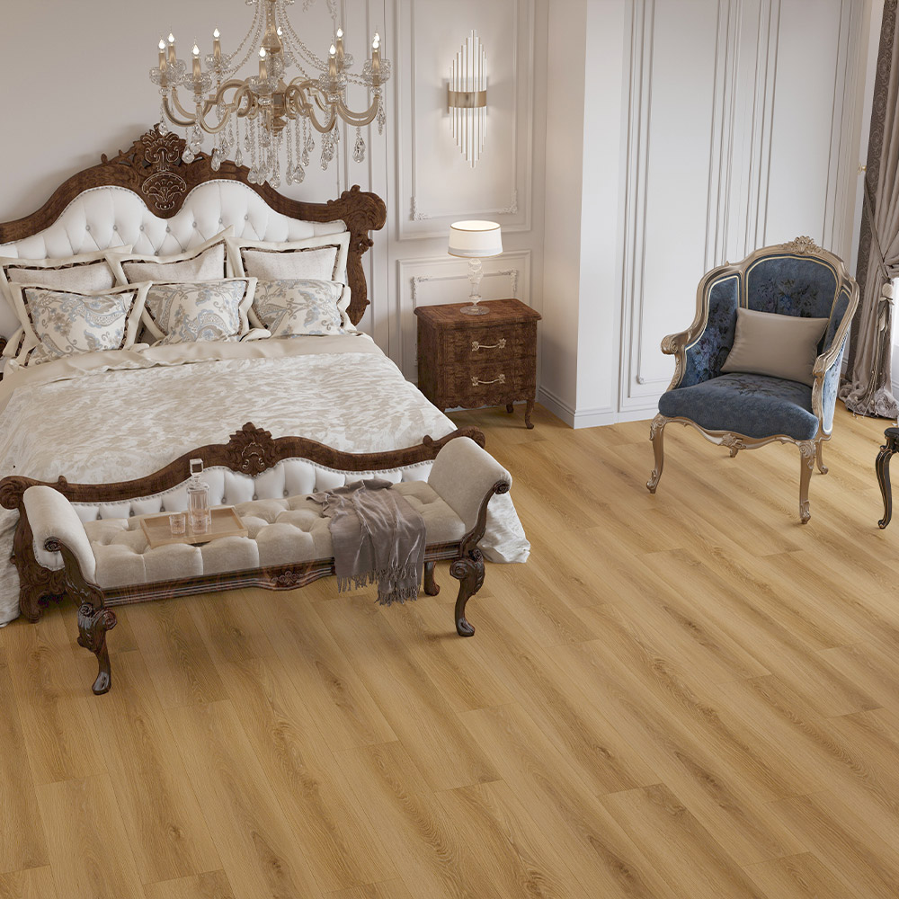 PF6016 Waterproof Wood Grain Commercial Laminate Flooring