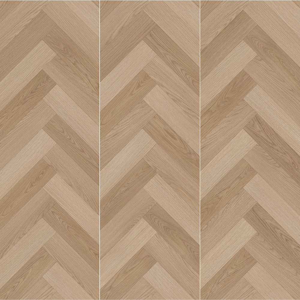 PJ7007 low cost warm oak fishbone laminate flooring