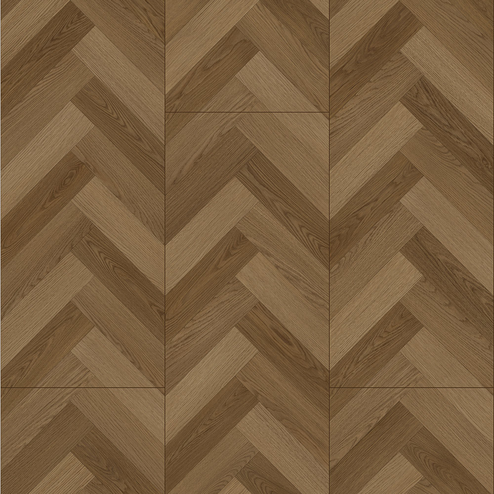 PJ7007 low cost warm oak fishbone laminate flooring