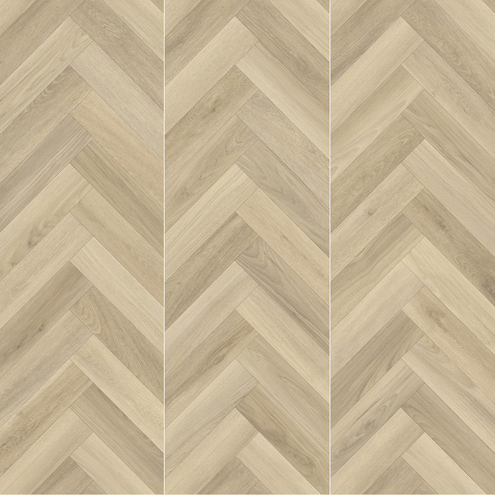 PJ7006 best budget Oak chevron pattern laminate flooring