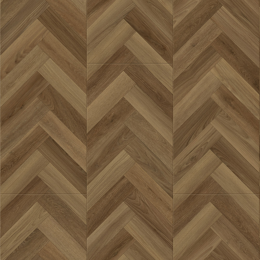 PJ7006 best budget Oak chevron pattern laminate flooring