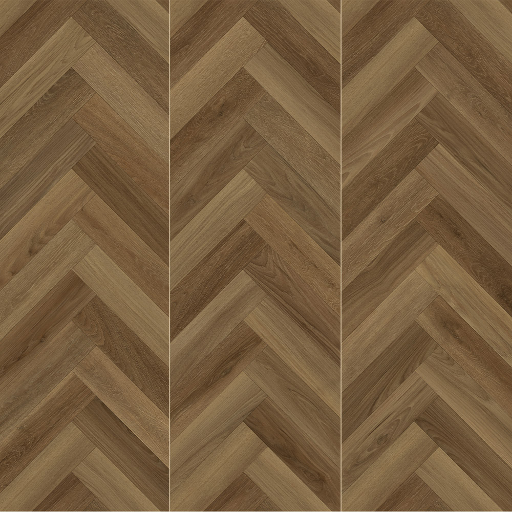 PJ7006 best budget Oak chevron pattern laminate flooring