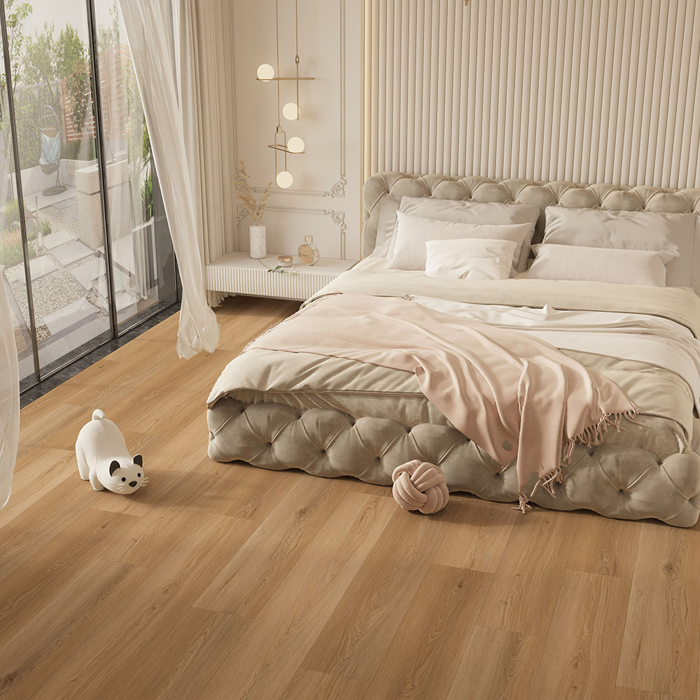 PF6018 8mm waterproof laminate flooring for bedroom