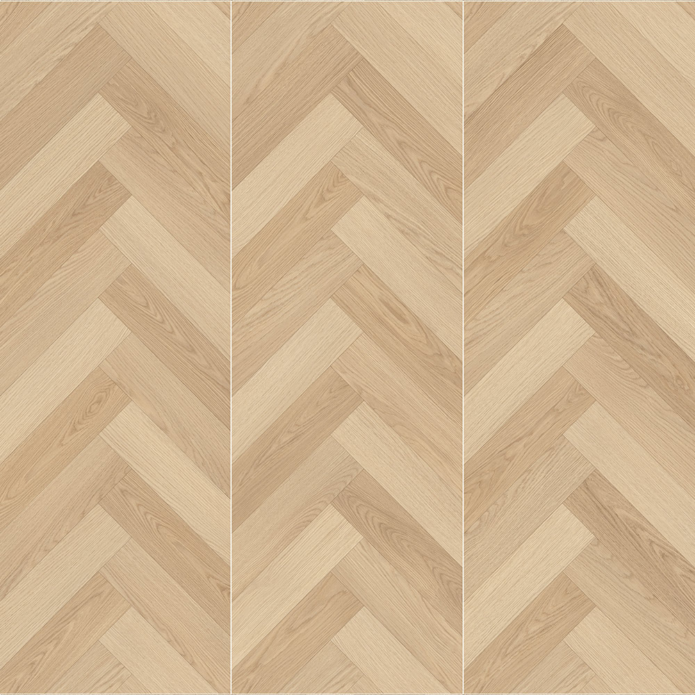PJ7007 low cost warm oak fishbone laminate flooring