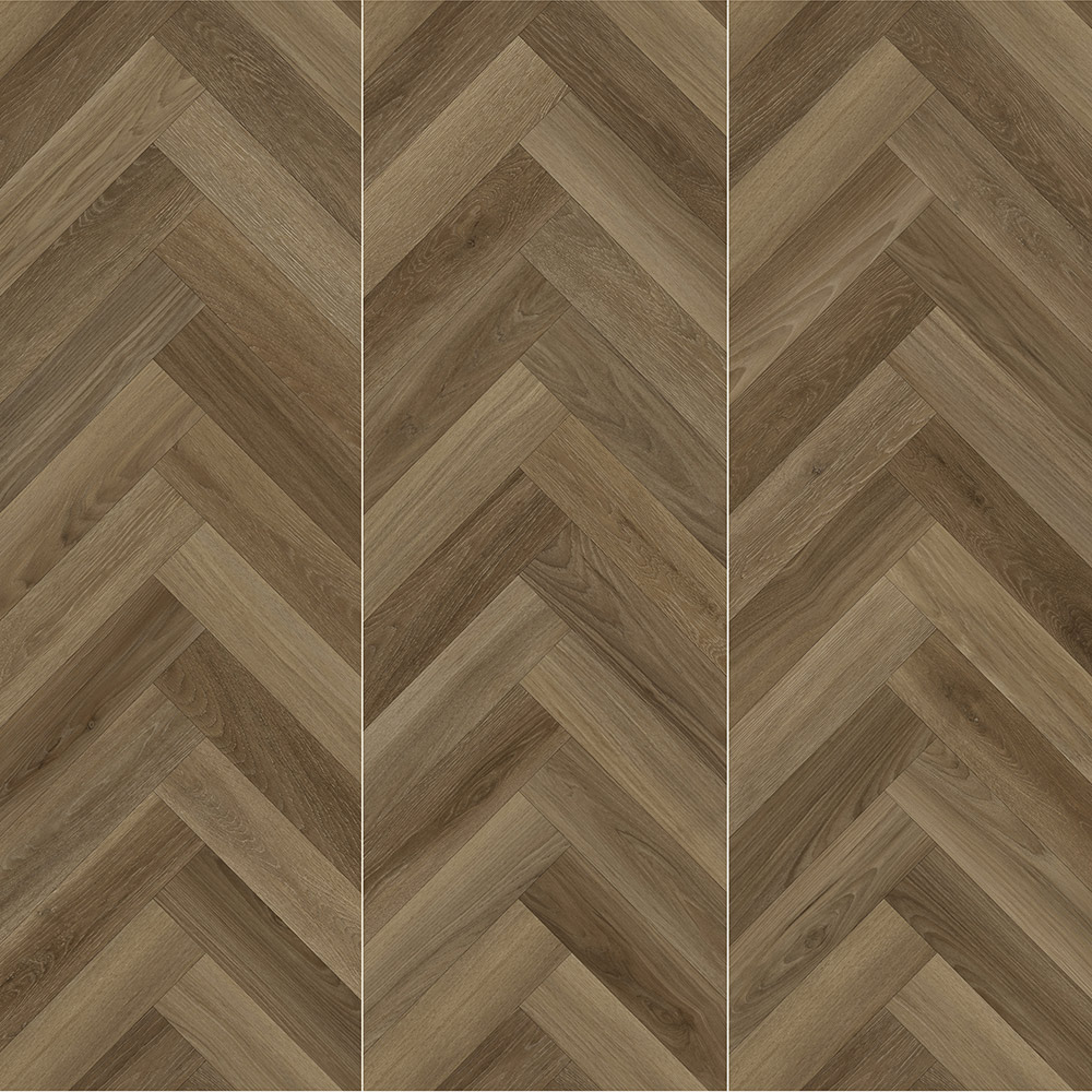 PJ7006 best budget Oak chevron pattern laminate flooring
