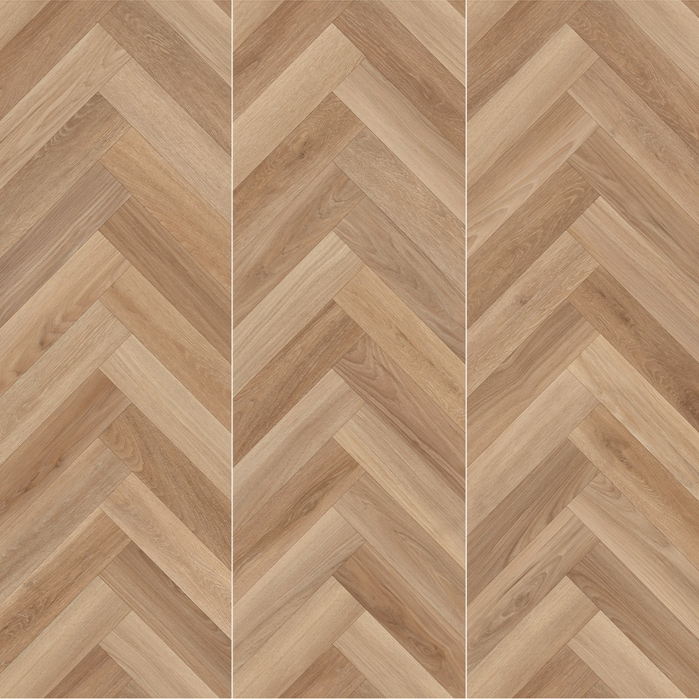 PJ7006 best budget Oak chevron pattern laminate flooring