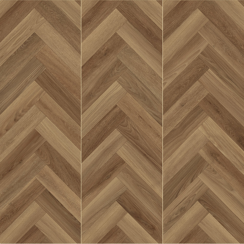 PJ7006 best budget Oak chevron pattern laminate flooring