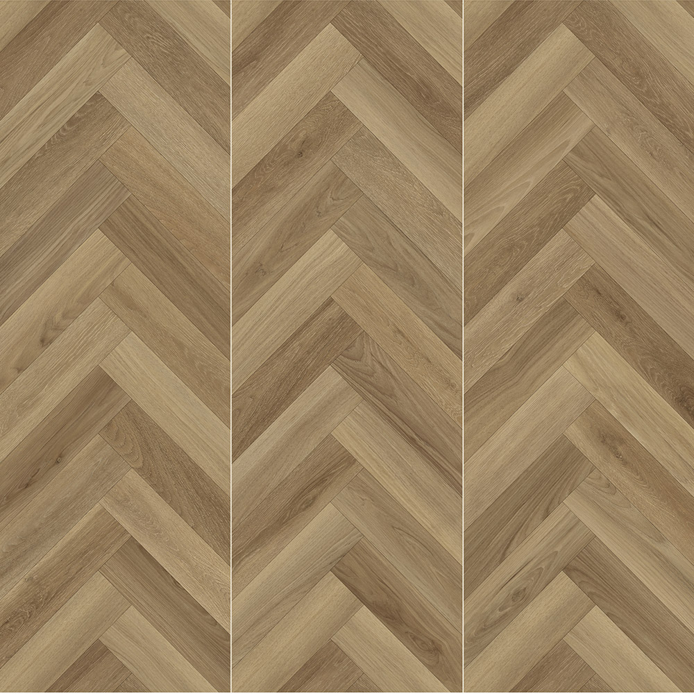 PJ7006 best budget Oak chevron pattern laminate flooring