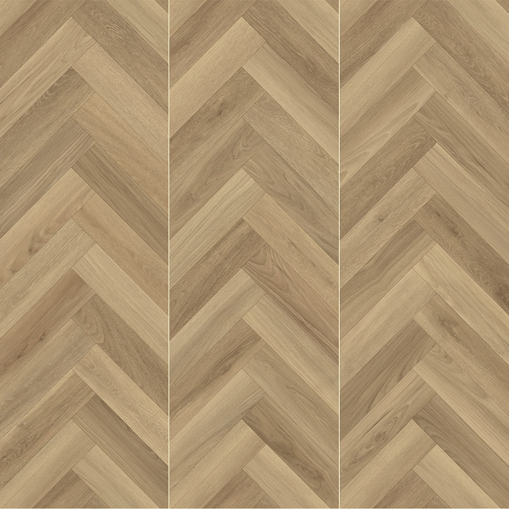 PJ7006 best budget Oak chevron pattern laminate flooring