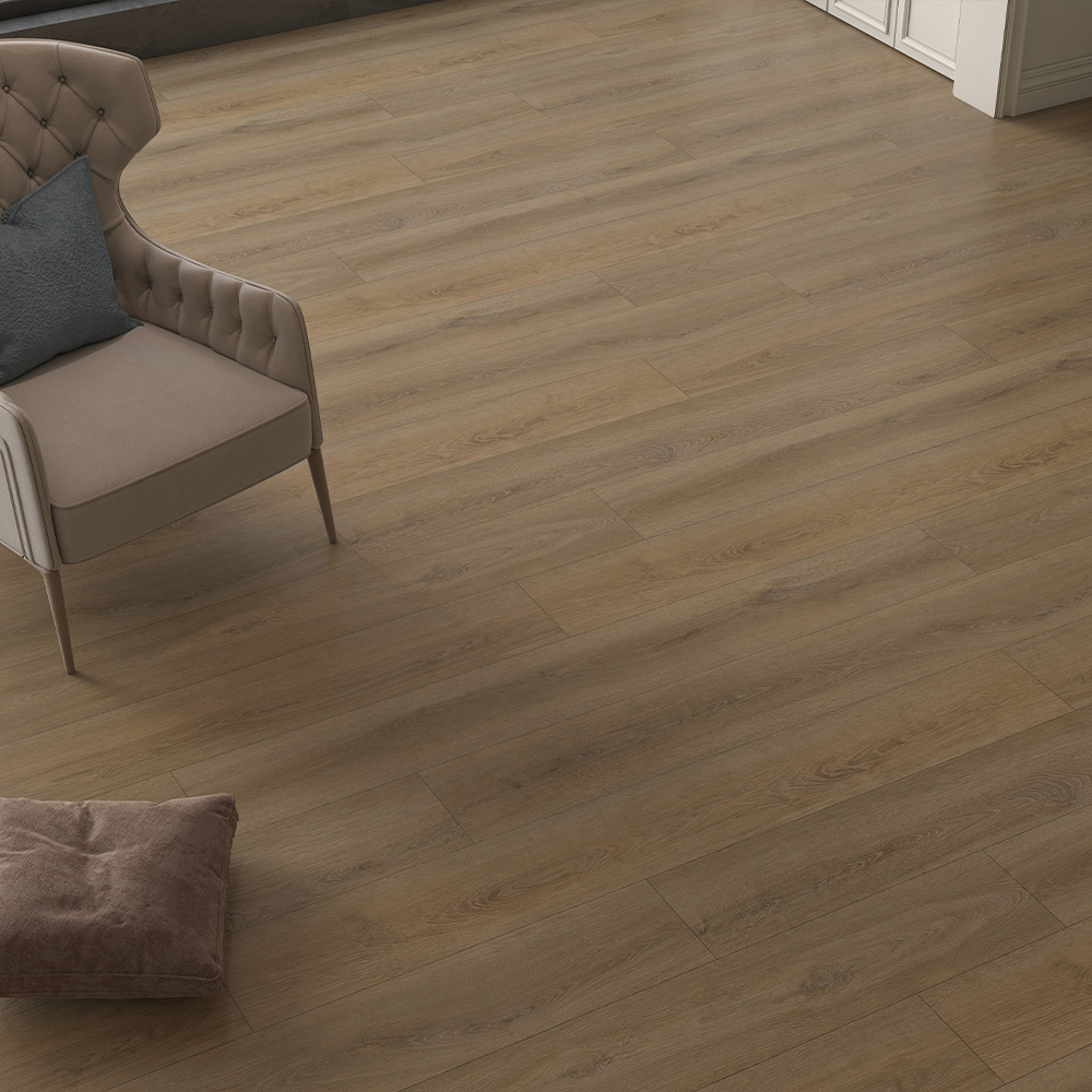 PF6012 high gloss dark brown laminate flooring