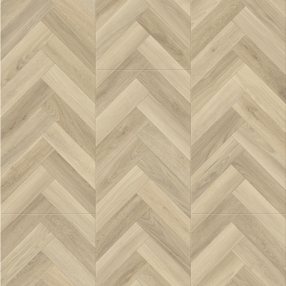 PJ7006 best budget Oak chevron pattern laminate flooring