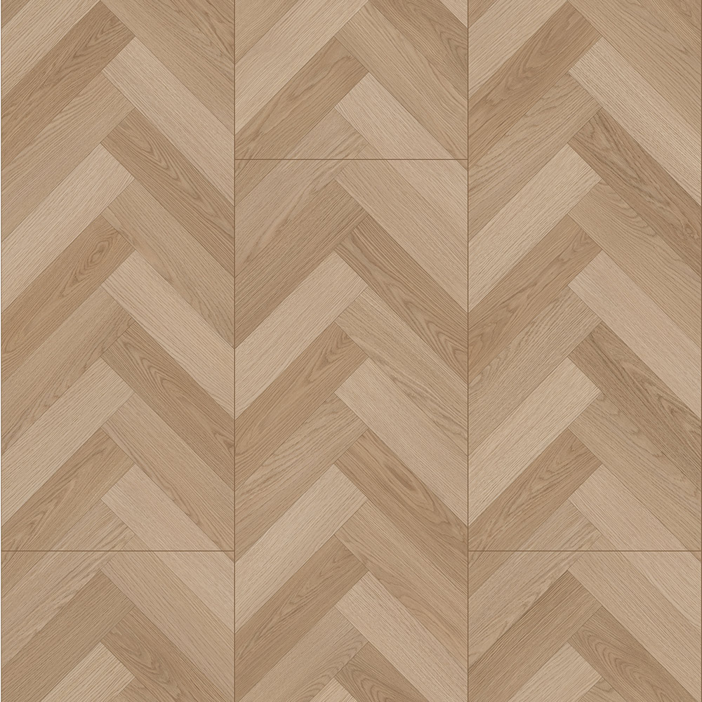 PJ7007 low cost warm oak fishbone laminate flooring