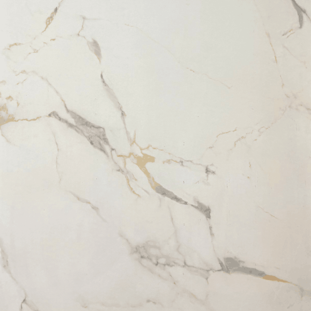 8309 high gloss white marble effect waterproof laminate flooring